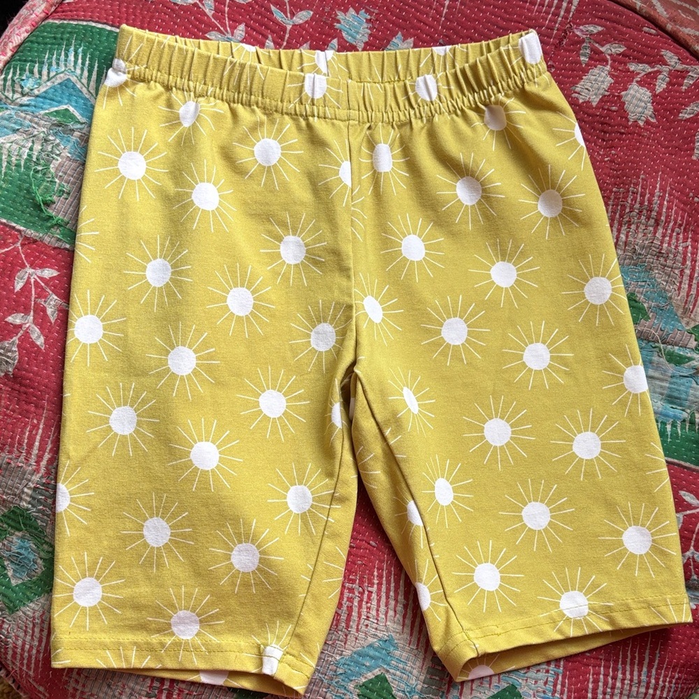 Hanna Andersson Mustard Sunburst Shorts
